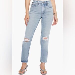 Good American Light Blue Denim Jeans - good legs